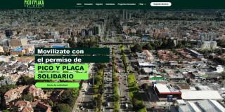 Foto de la página de Pico y Placa Solidario