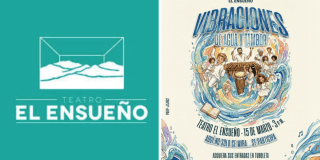 Imagen del afiche del concierto y del logo del teatro El Ensueño.