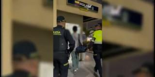 Menor encontrado por la Policía en Terminal del Sur, al sur de Bogotá. 