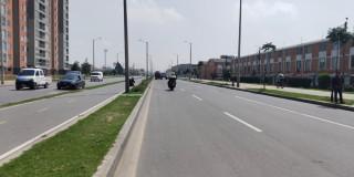 Foto de una vía de Bogotá