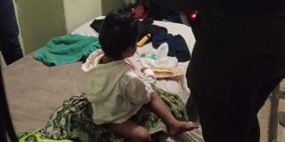 Niño encontrado por la Policía en estado de abandono