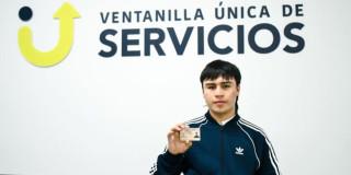 Foto de un usuario de la Ventanilla Única de Servicios