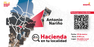 Imagen de la pieza gráfica de la Alcaldía Local de Antonio Nariño