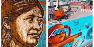 Foto de arte alrededor del intercambiador de la calle 72