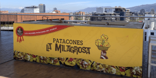 Imagen de la publicidad de un emprendimiento de patacones que participó en las ediciones pasadas.