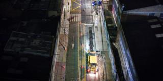 Foto de un frente de obra de la UMV. 