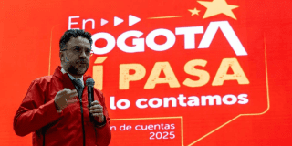 Secretario General Miguel Silva durante su intervención en la audiencia de Rendición de Cuentas 2025