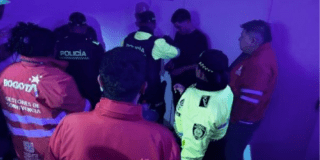 Foto de funcionarios del Distito en un operativo de control 