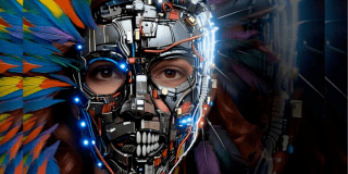 Imagen de uno de los personajes de la obra que se presentará en el marco del FIAV en el Teatro Mayor Santodomingo.