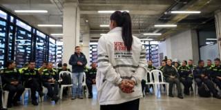 Gestora de libertad religiosa y de conciencia durante capacitación capacitación