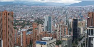 Foto panorámica de Bogotá