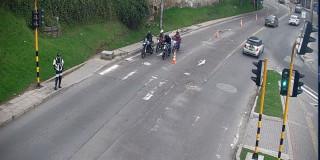 Foto de una vía de Bogotá 