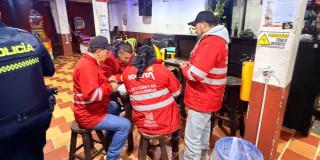 Foto de un operativo en Ciudad Bolívar.