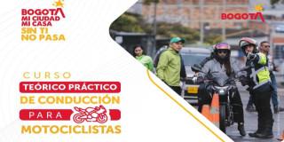 Pieza gráfica de curso de motociclistas