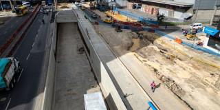 Foto de obra en la av 68