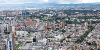 Foto panorámica de Bogotá.