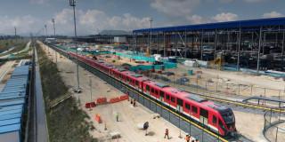 Foto de un tren del Metro 