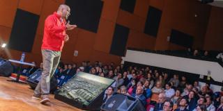 Foto de la Rendición de cuentas de la Alcaldía Local de Engativá en Bogotá.