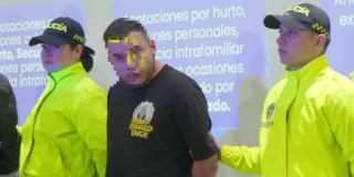 Uno de los capturados durante los operativos entre el 13 y el 19 de abril.