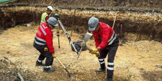 Foto de un frente de obra 