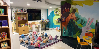 Imagen de uno de los espacios de la biblioteca