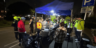 Imagen de un operativo de espacio público