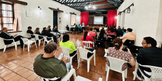 Foto de una feria de empleo en Bogotá 2026