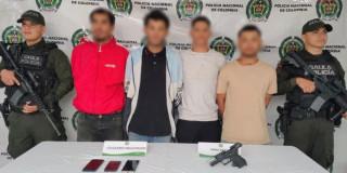 Cuatro adultos capturados por secuestro y extorsión a conductor en Bosa 