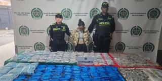 Alias 'La Montoya', capturada con más de 6.000 dosis de droga.