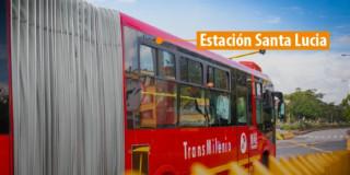 Foto de un bus de TransMilenio