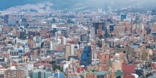 Foto panorámica de Bogotá