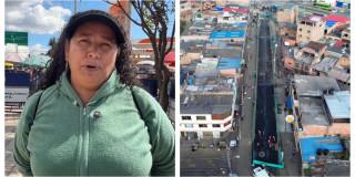 Foto de trabajo de la UMV en Corabastos 