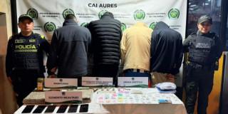 Cuatro capturados por ocultar laboratorio de drogas en lechonería