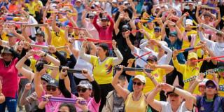 Personas realizando actividad física