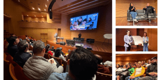 Composición con fotografías del evento