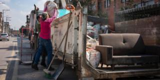 Foto que muestra un Ecopunto ubicado en la ciudad