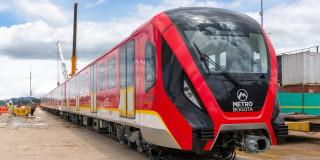 Foto de un tren del Metro 