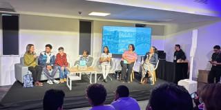 Foto de un taller del Metro de Bogotá.