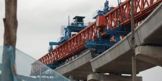 Foto de un frente de obra del Metro 