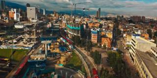 Foto de un frente de obra del Metro
