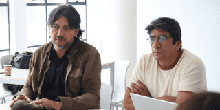 Foto de dos ciudadanos de Sumapaz 