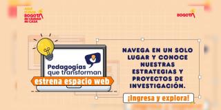 Imagen gráfica del espacio web del IDEP 