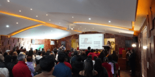 Foto de la rendición de cuentas en La Candelaria 