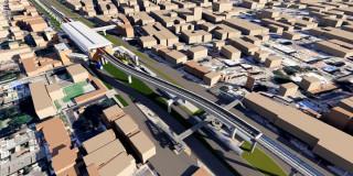 Render extensión del Metro 