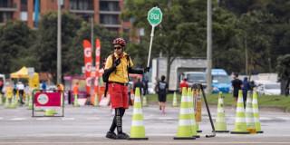 Guardían de la Ciclovía de Bogotá