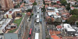 Foto: frente de obra del Metro de Bogotá
