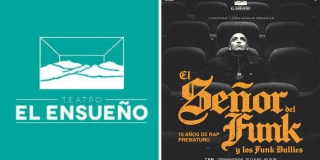 Imagen promocional del evento y logo del Teatro El Ensueño.