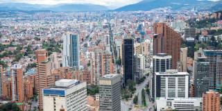 Foto panorámica de Bogotá