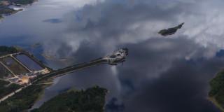 Foto que muestra un embalse 