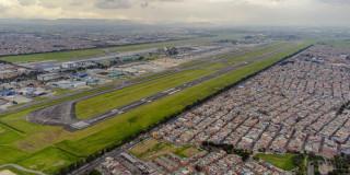 Imagen panorámica de el aeropuerto El Dorado